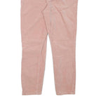 TOMMY HILFIGER Womens Cotton Blend Pink Slim Tapered Trousers W31 L26