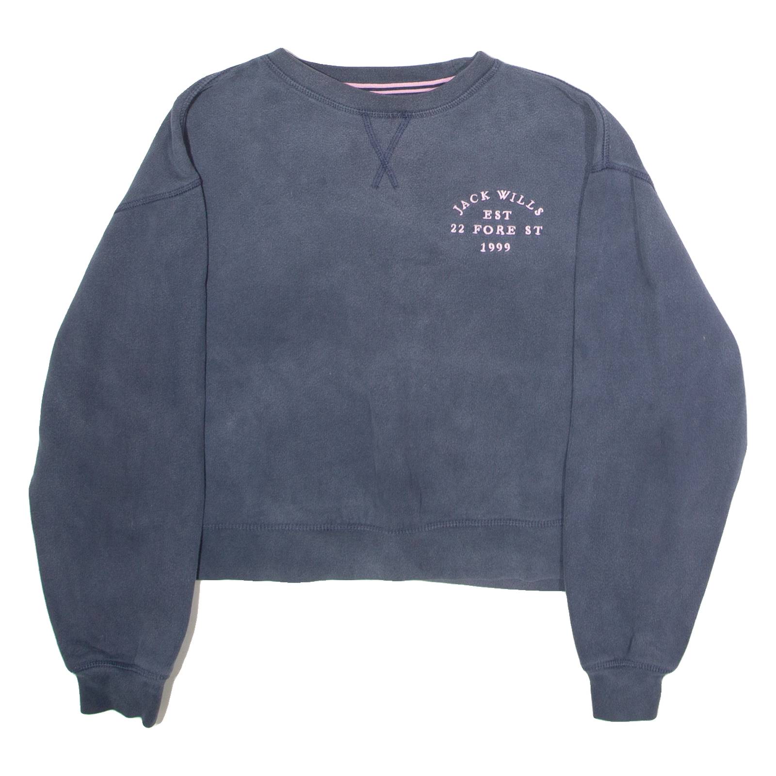 JACK WILLS Womens Sweatshirt Blue Crew Neck UK 10