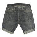 LEVI'S Mens Denim Blue Rolled Hem Shorts M W30 Classic Cut 5 Pocket