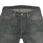 LEVI'S Mens Denim Blue Rolled Hem Shorts M W30 Classic Cut 5 Pocket