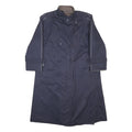 KARNER Womens Navy Blue Statement Button Cotton Blend Jacket L Long Sleeve