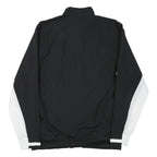 ADIDAS Mens Black & White United Soccer Coaches Track Jacket M Polyester Blend