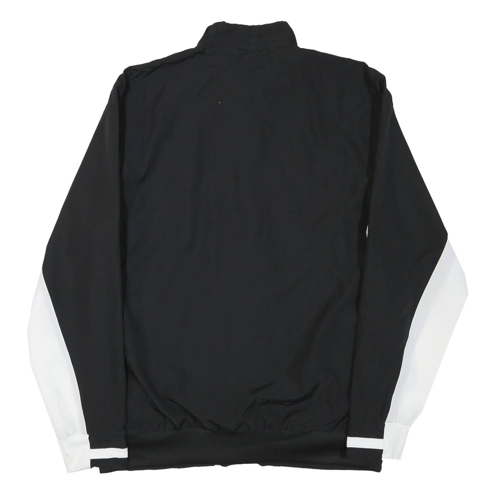 ADIDAS Mens Black & White United Soccer Coaches Track Jacket M Polyester Blend