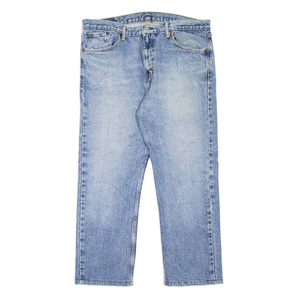 LEVI'S 513 Jeans Mens Blue Slim Straight Stone Wash W34 L24