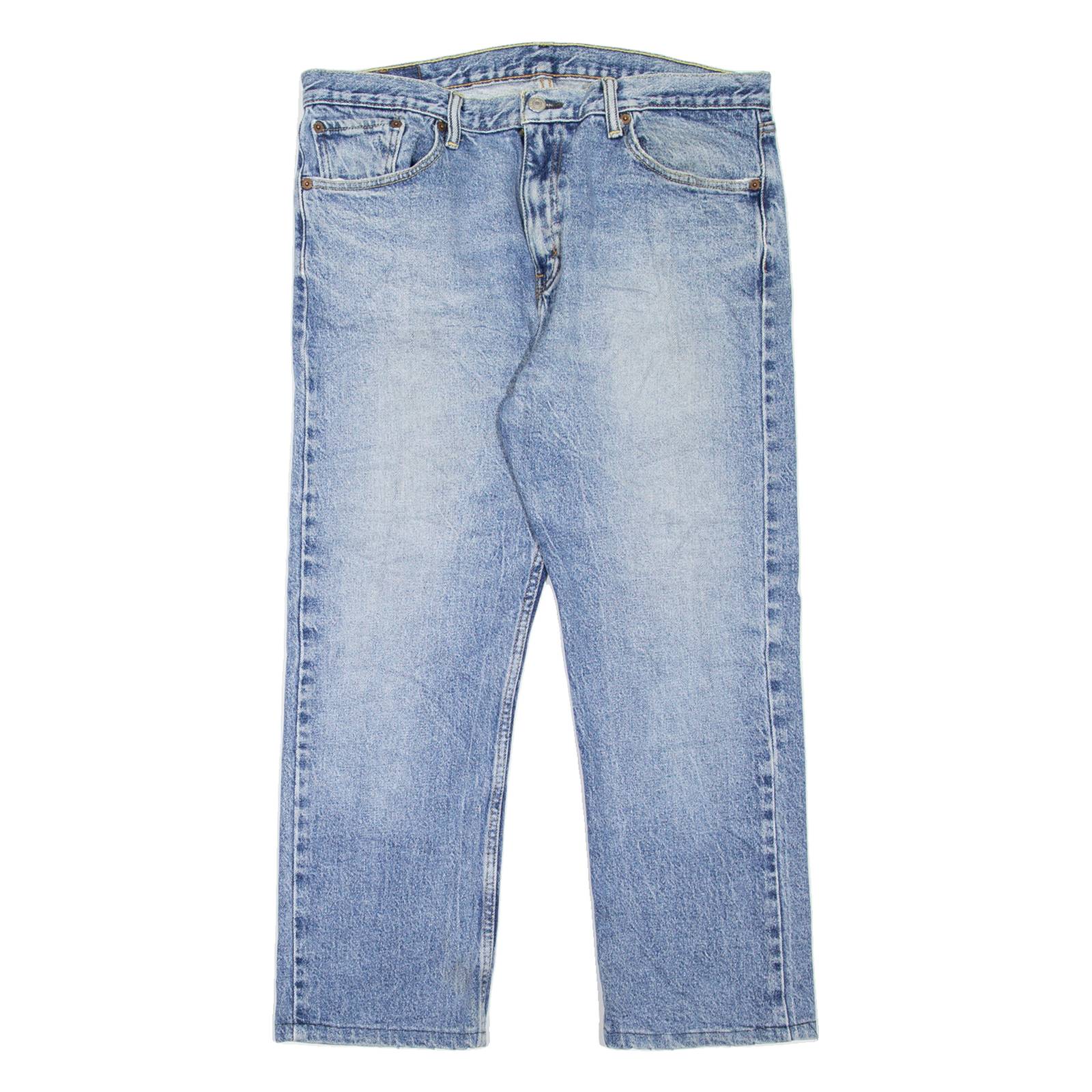LEVI'S 513 Jeans Mens Blue Slim Straight Stone Wash W34 L24