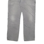 DICKIES Mens Regular Grey Cotton Blend Regular Fit Trousers W36 L31 Workwear