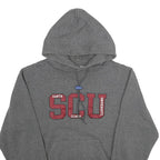 CHAMPION Mens Grey Santa Clara University Pullover Hoodie S Cotton Blend