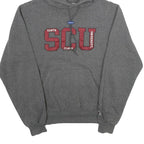 CHAMPION Mens Grey Santa Clara University Pullover Hoodie S Cotton Blend