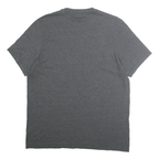 ADIDAS Mens Grey Graphic Logo Modern T-Shirt L Short Sleeve Crew Neck