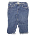EARL JEAN Womens Denim Blue Casual Shorts XL W32 Embellished Pockets Cuffed