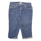 EARL JEAN Womens Denim Blue Casual Shorts XL W32 Embellished Pockets Cuffed
