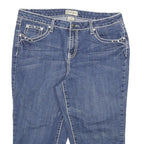 EARL JEAN Womens Denim Blue Casual Shorts XL W32 Embellished Pockets Cuffed