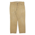 CARHARTT Mens Jeans Beige Relaxed Straight Denim Medium W34 L30 Workwear Durable
