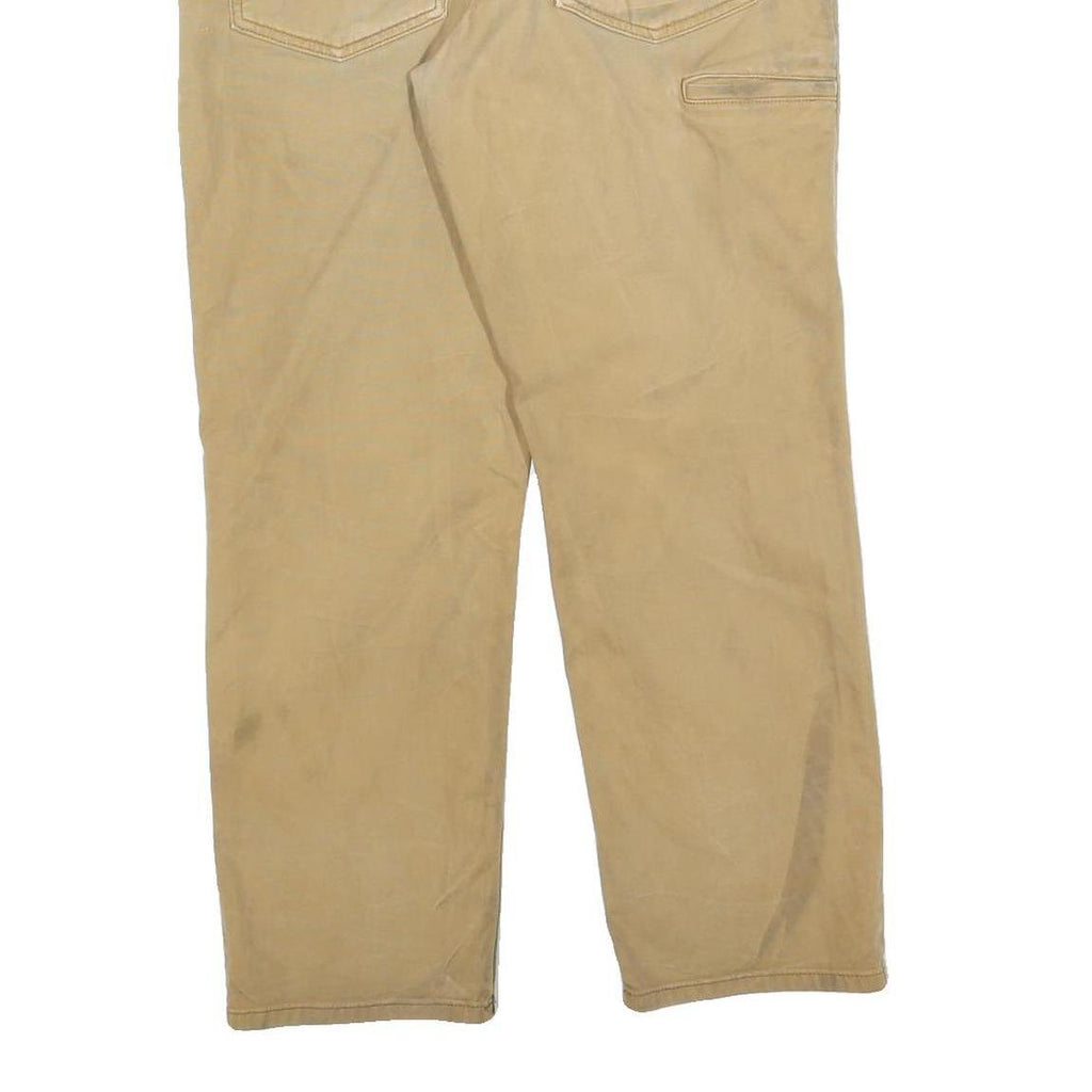 CARHARTT Mens Jeans Beige Relaxed Straight Denim Medium W34 L30 Workwear Durable
