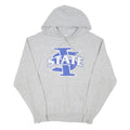 CHAMPION Mens Grey State Logo Pullover Hoodie M Cotton Blend Casual