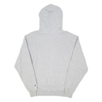 CHAMPION Mens Grey State Logo Pullover Hoodie M Cotton Blend Casual