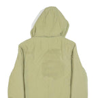 KINGFIELD Womens Beige Zip Jacket S Polyester Blend Hooded Casual Outdoor