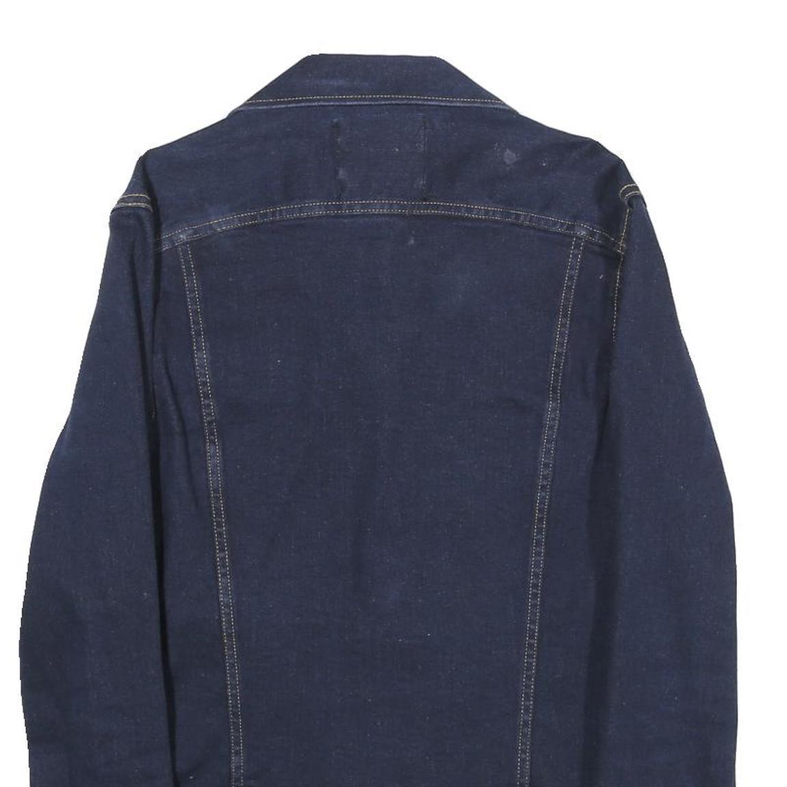 G-STAR Mens Blue Denim Jacket M Cotton Button Plain Classic Fit Workwear