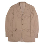 GRANICHER Mens Blazer Jacket Beige Wool S