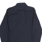 DANIELE ALESSANDRINI Mens Black Plain Shirt Long Sleeve Button Collar L