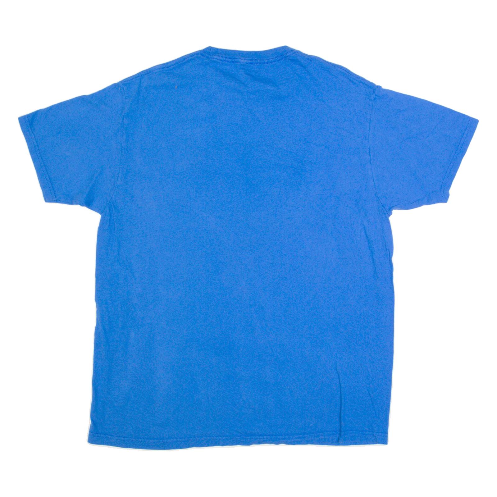 ADIDAS Mens T-Shirt Blue L