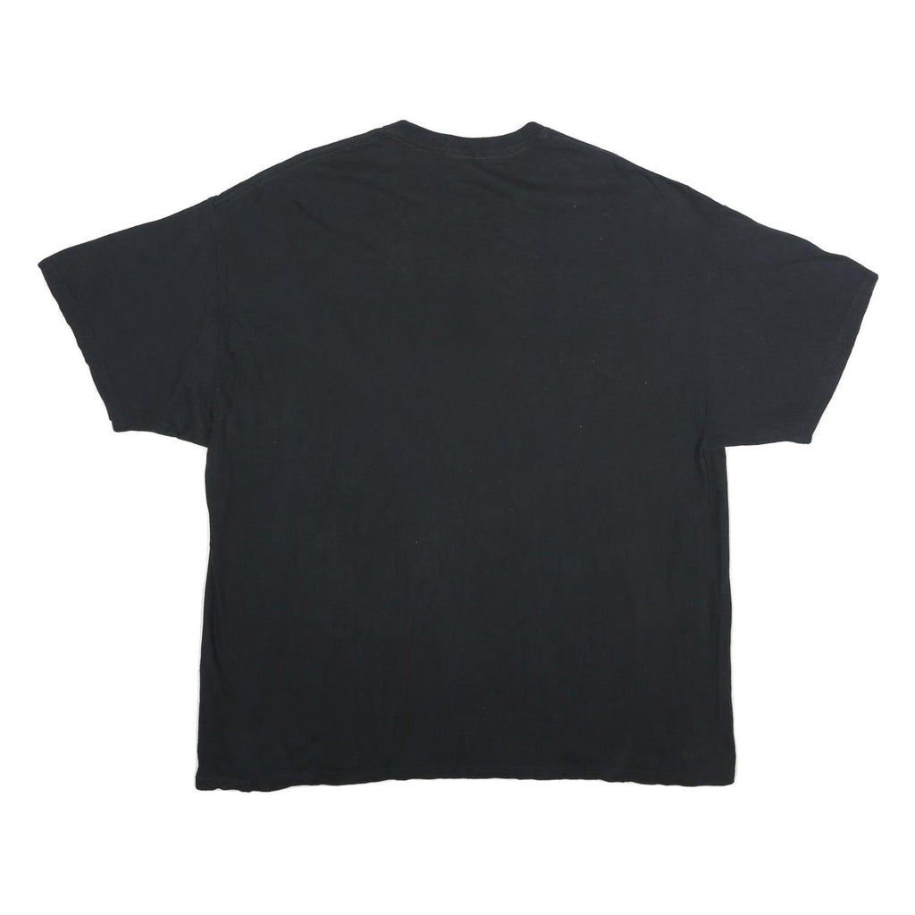 MAJESTIC Mens Black Giants Graphic T-Shirt 2XL Short Sleeve Crew Neck