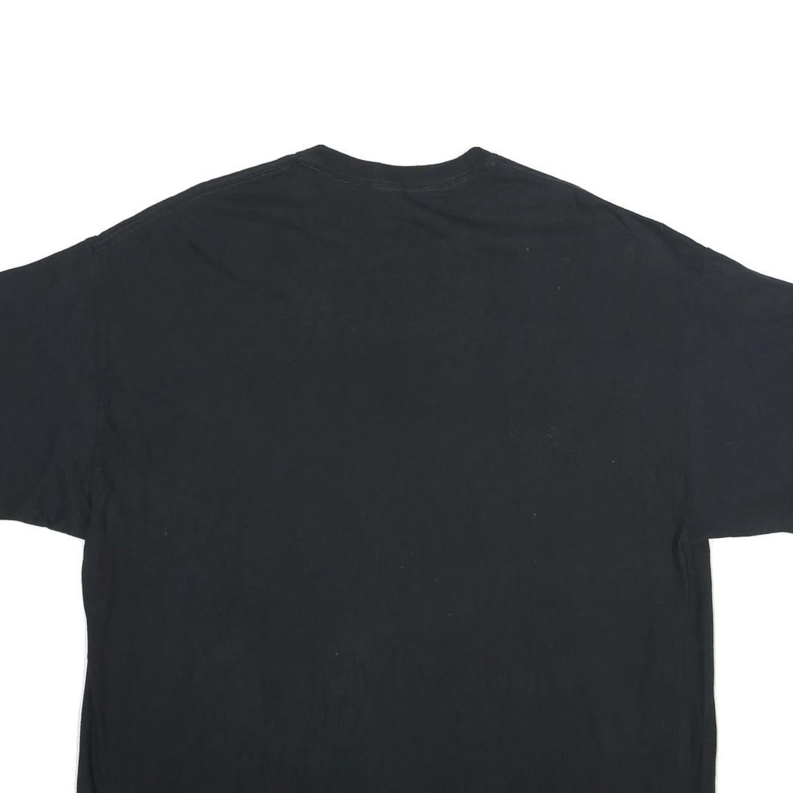 MAJESTIC Mens Black Giants Graphic T-Shirt 2XL Short Sleeve Crew Neck