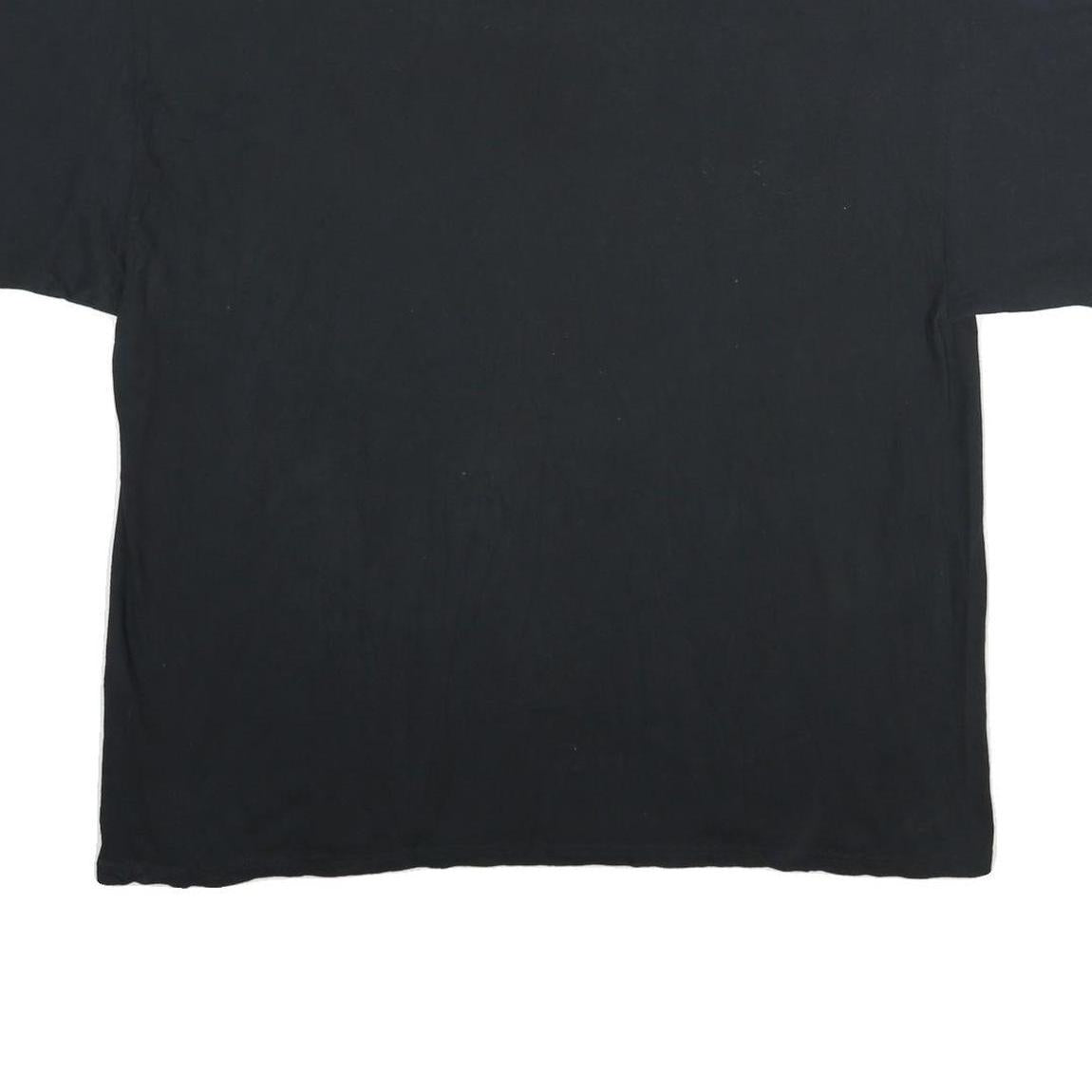 MAJESTIC Mens Black Giants Graphic T-Shirt 2XL Short Sleeve Crew Neck