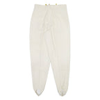 SPENGLER Womens Trousers Cream Regular Tapered Wool W28 L30