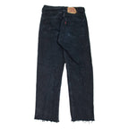 LEVI'S 501 Jeans Womens Black Regular Straight 90s W23 L24
