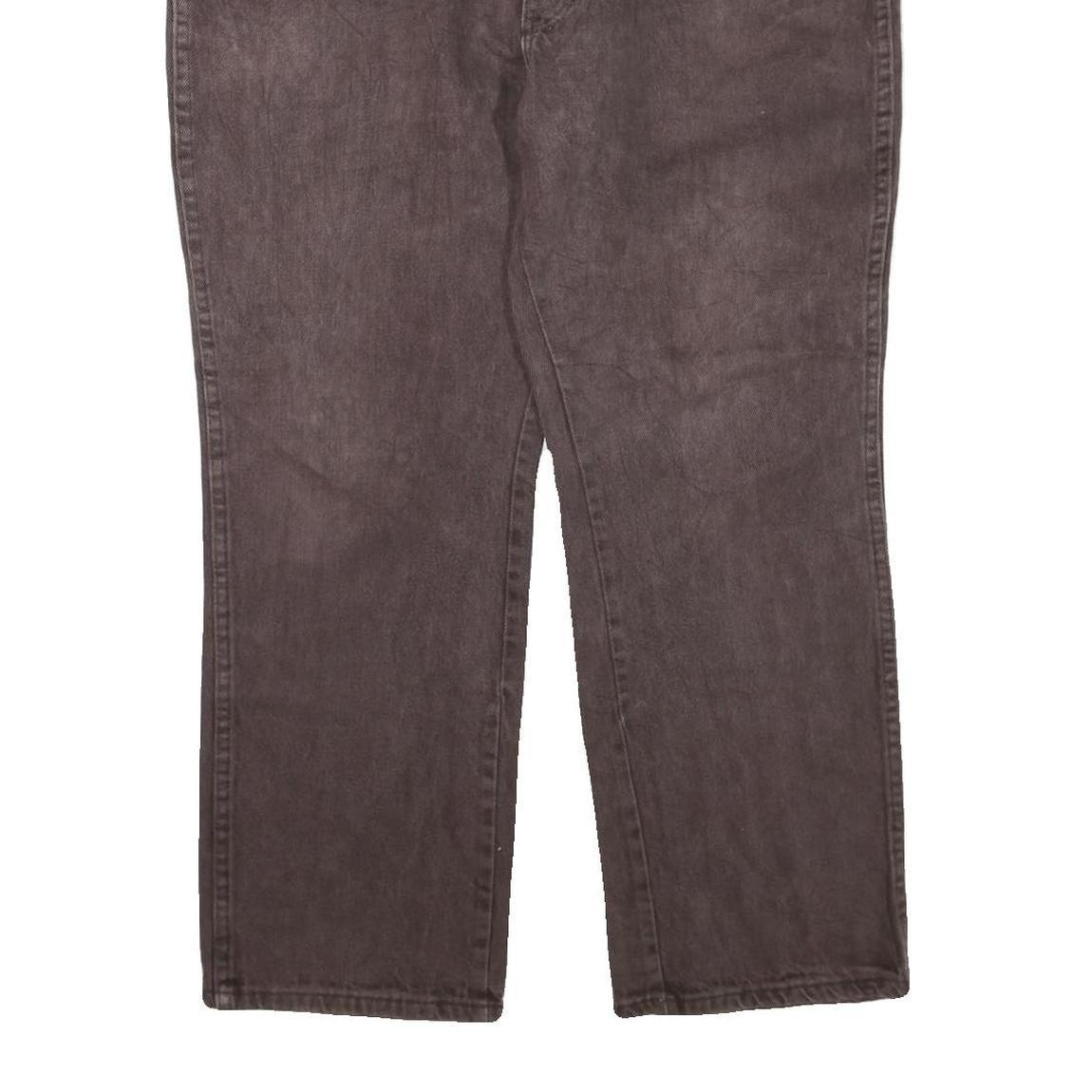 DICKIES Womens Regular Fit Straight Leg Denim Dark W40 L30 Zip Cotton Blend