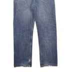 LEVI'S 751 Mens Jeans Blue Relaxed Straight Denim Medium W34 L30 Classic Zip