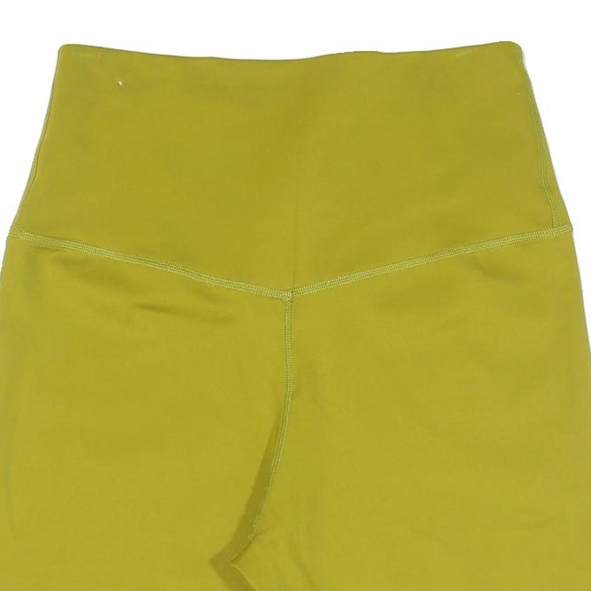 NIKE Womens Shorts Olive Green Cycling M W26 Polyester Comfort Fit