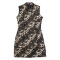 COAST Womens Bodycon Dress Black Striped Sleeveless Short UK 10