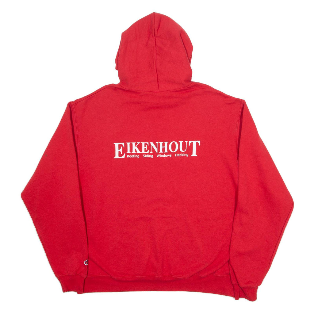 CHAMPION CertainTeed Mens Red Hoodie XL