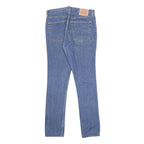 LEVI'S Mens Blue Slim Skinny Denim Medium Cotton W34 L34 Classic Zip Jeans