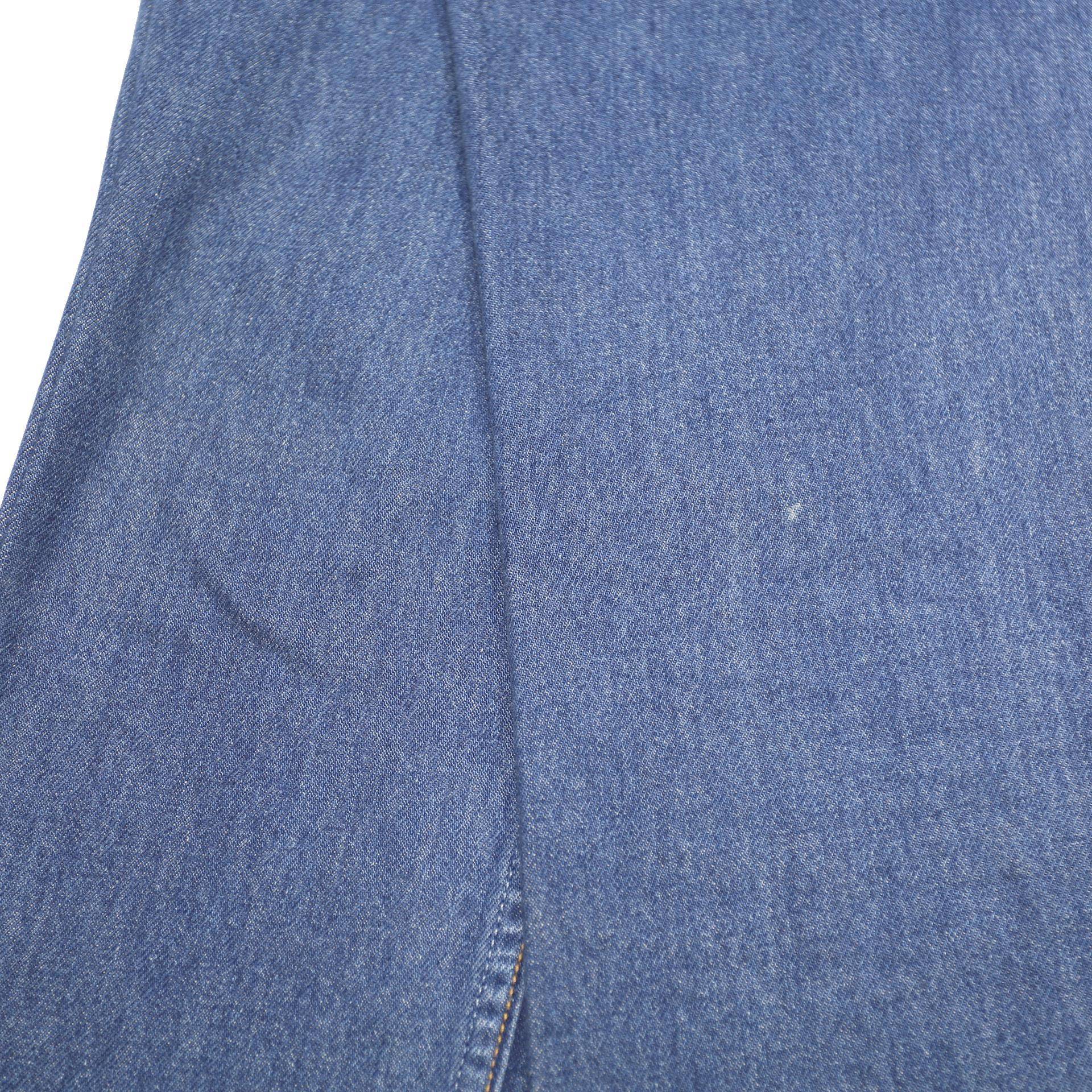 LEVI'S Mens Blue Slim Skinny Denim Medium Cotton W34 L34 Classic Zip Jeans