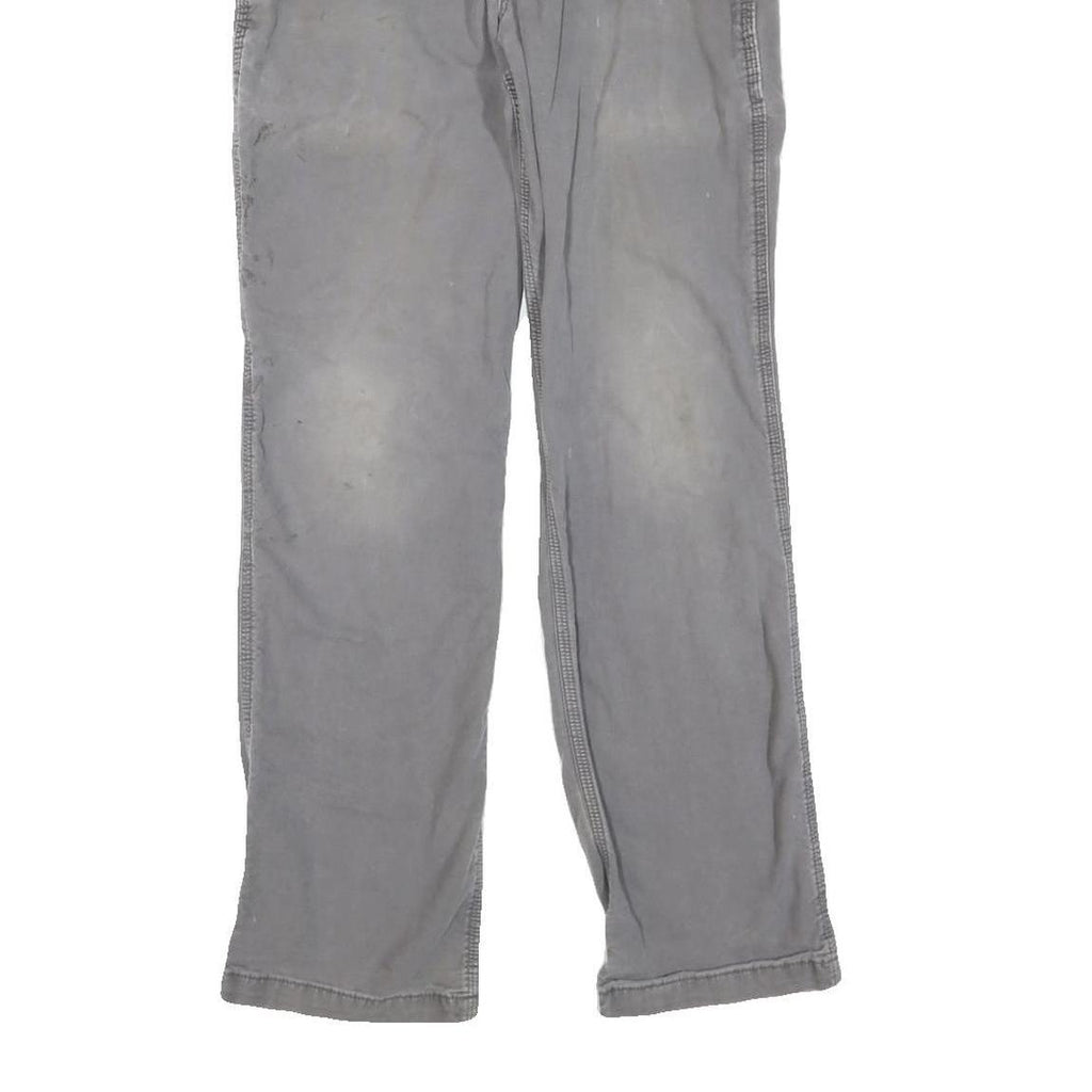 CARHARTT Mens Cotton Blend Grey Regular Fit Straight Leg Trousers W31 L32