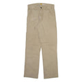 CARHARTT Carpenter Mens Trousers Beige Relaxed Straight W30 L32