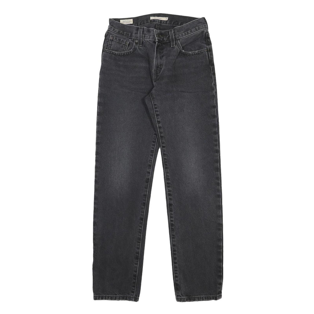 LEVI'S Big E Womens Jeans Black Regular Straight Denim Medium W25 L31 Classic