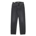 LEVI'S Big E Womens Jeans Black Regular Straight Denim Medium W25 L31 Classic
