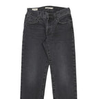 LEVI'S Big E Womens Jeans Black Regular Straight Denim Medium W25 L31 Classic