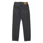 LEVI'S Big E Womens Jeans Black Regular Straight Denim Medium W25 L31 Classic