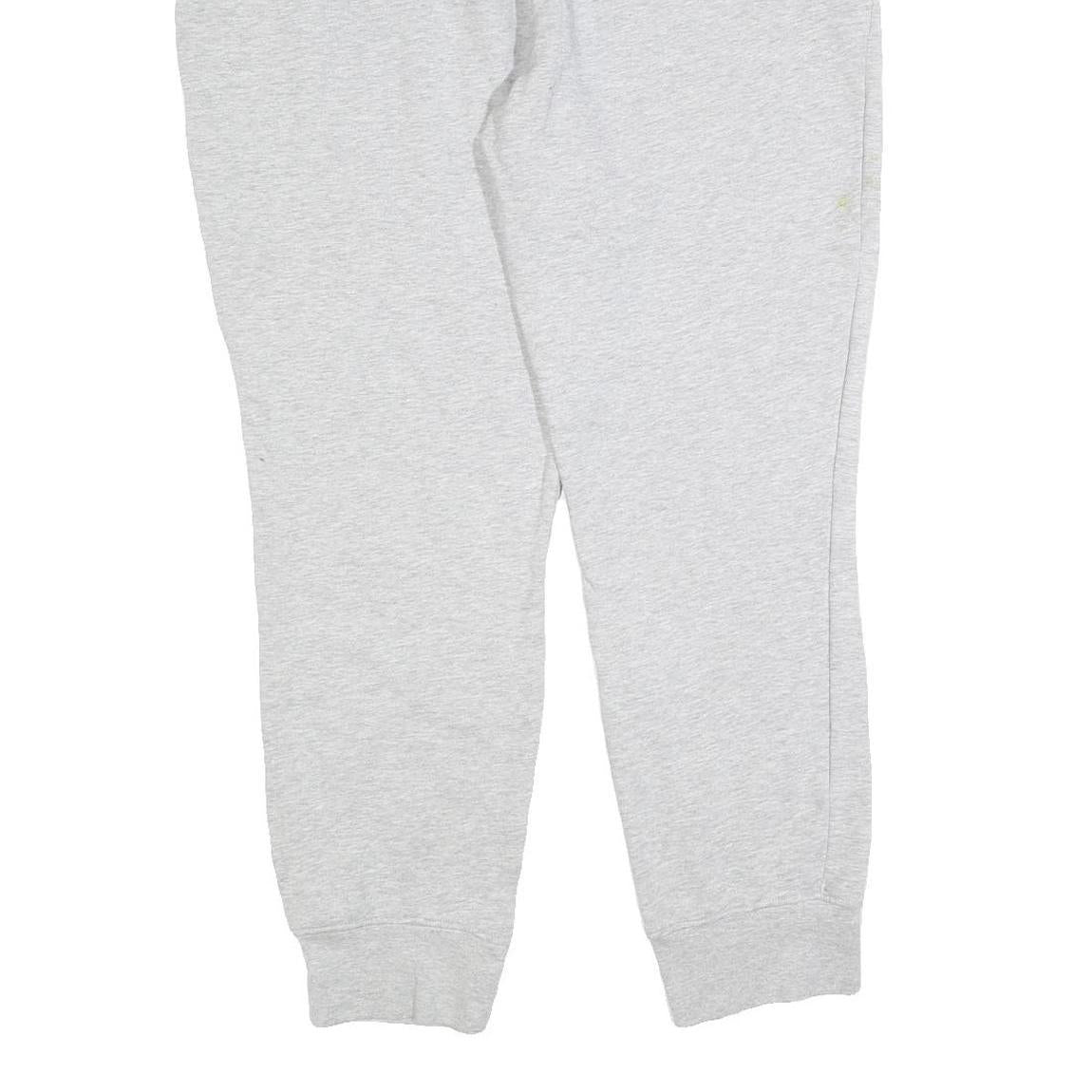 CHAMPION Mens Joggers Light Grey Cotton Blend Slim Tapered XL W36 L30 Casual