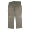 DICKIES Mens Cotton Grey Regular Straight Denim Jeans W34 L32 Workwear Utility