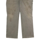 DICKIES Mens Cotton Grey Regular Straight Denim Jeans W34 L32 Workwear Utility