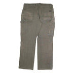 DICKIES Mens Cotton Grey Regular Straight Denim Jeans W34 L32 Workwear Utility