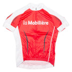 Cycling Womens Jersey Red 1/2 Zip M