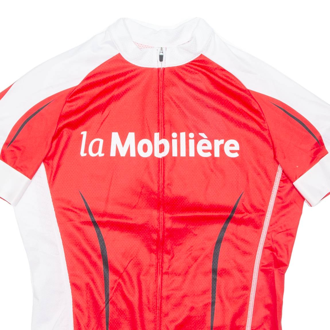 Cycling Womens Jersey Red 1/2 Zip M