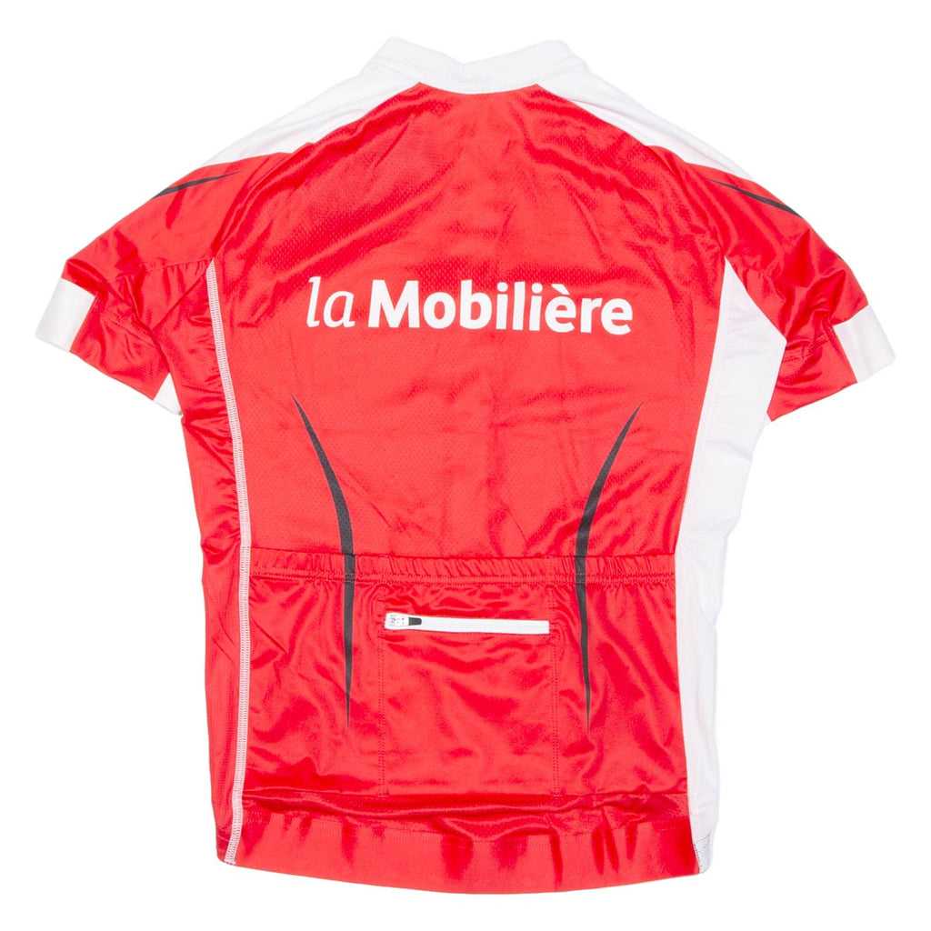Cycling Womens Jersey Red 1/2 Zip M